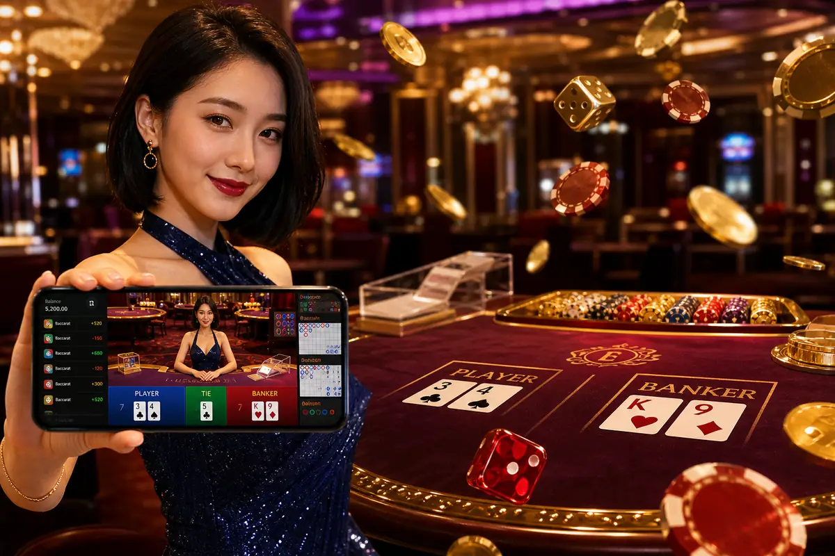 77mmr77 Live Dealer Baccarat စားပွဲဂိမ်း